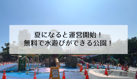 ［釜山水営区］韓国は夏になると水遊びが充実！無料で遊べる水遊び公園！